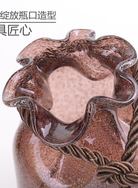 高级艺术不规则玻璃花瓶客厅摆设