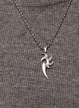 项链男士日韩风饰品情侣吊坠