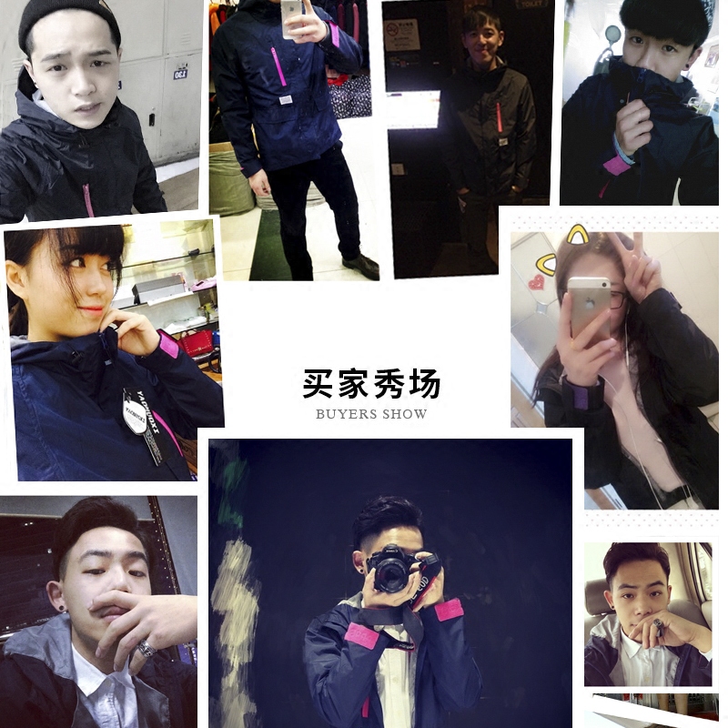 秋冬潮牌连帽运动防风衣男中长款户外机能工装冲锋衣休闲情侣外套,淘宝优惠券,粉丝福利购,淘宝优惠卷