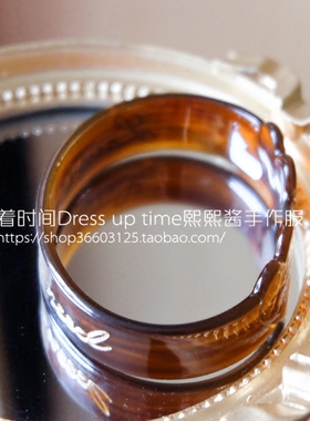 熙熙酱男朋友暗语板材手镯原宿风