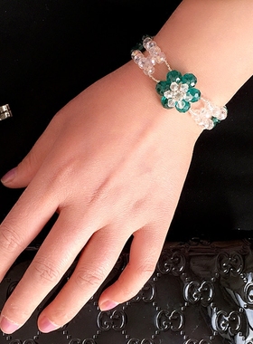 dii水晶串珠纯手工8mm女全新手链