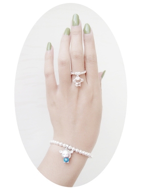 本命年纯银弹力生肖戒指