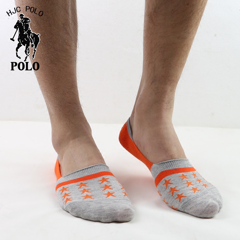 POLO船袜子男春夏季薄款浅口纯棉短袜隐形袜低腰休闲运动袜男防臭
