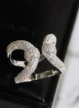 锆石气质百搭日韩风潮人新款戒指