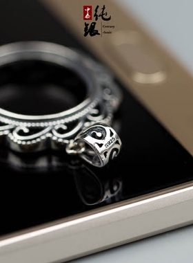 diy蜜蜡复古琥珀镶嵌空托