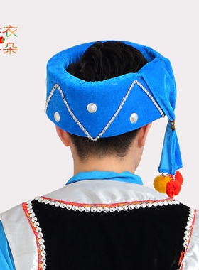 少数民族风道具舞蹈表演男款头饰