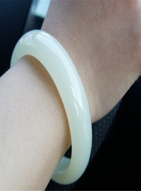 精品羊脂玉汉白玉青白玉阿富汗玉白玉玉石玉器玉镯手镯