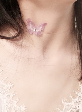 隐形鱼线性感锁骨脖子绑带项链