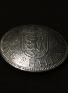 手工制作养牛硬币扣 真硬币 财布扣 王冠狮子 镍币23mm D19一09