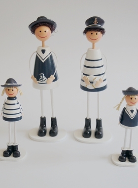 吊脚娃娃儿童房可爱风人物小摆件