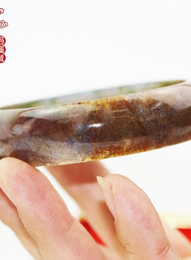 阜新风水草玛瑙印度加宽加厚手环