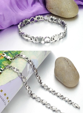 日韩风钛钢心形情人节礼物一对价