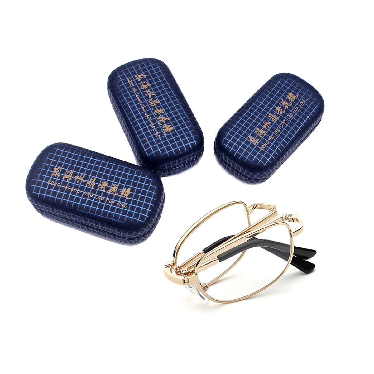 收藏盒 眼镜收纳盒 折叠老花镜盒眼镜盒 轻便饰品盒 抗压零钱盒,淘宝优惠券,粉丝福利购,淘宝优惠卷