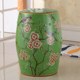 American country flower and bird ceramic classical dressing stool drum pier