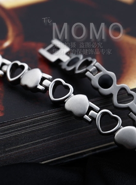 日本磁疗防静电保健心形手环