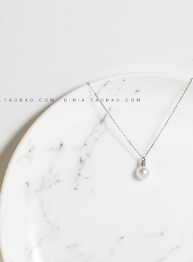戴妮雅小灯泡吊坠珍珠新款项链