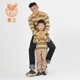 Lu Wang đích thực áo len cashmere nguyên chất nam nửa cao dây kéo cổ điển sọc thời trang nam triều 110134405 - Áo len Cashmere áo sơ mi nam gucci Áo len Cashmere