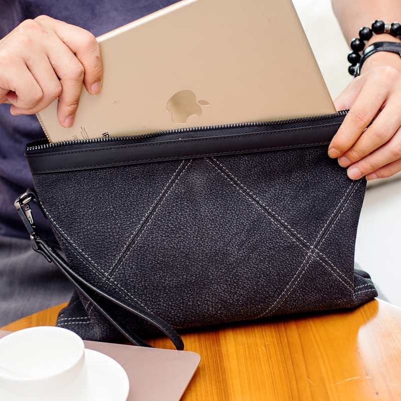 男真皮2020新款时尚手拿包男包 wmnuo男士包袋