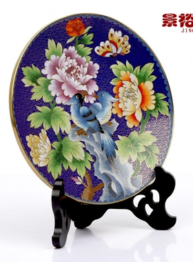 北京圆盘掐丝珐琅商务礼品景泰蓝
