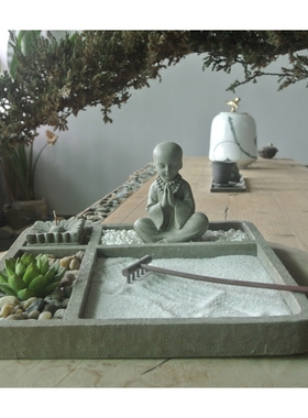 沙盘客厅办公室枯山水装饰品摆件