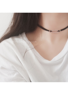 时尚款环形日韩简约原宿锁骨项链