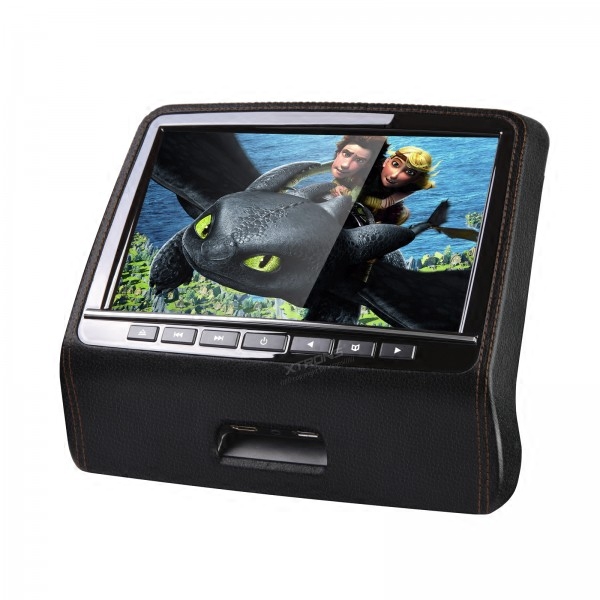 2PCS 9 Inch HD 800*480 LED Car Headrest DVD Player Monitor B-图0