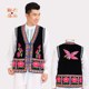 CAIDUO/Colored Yi ethnic specialty horse making cotton Miao embroidered vest men's clothing