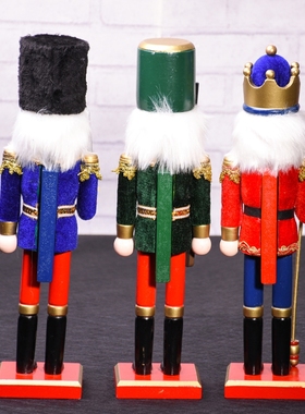 欧式风胡桃夹子士兵生日家具摆件