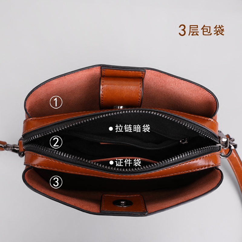 蓝舞牛皮2020秋冬新款单肩小包包 蓝舞女士包袋