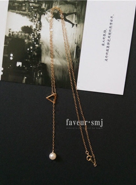 欧美包金可调节长短礼物天然珍珠