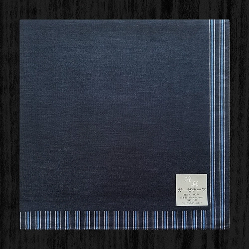 Японский носовой платок, 48см, из хлопка и льна