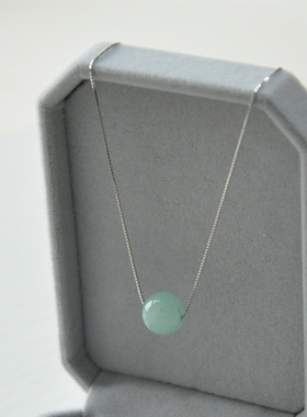 东陵玉路路通韩国气质圆珠项链