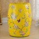 Drum Stool New Chinese Ceramic Flower and Bird Classic Dressing