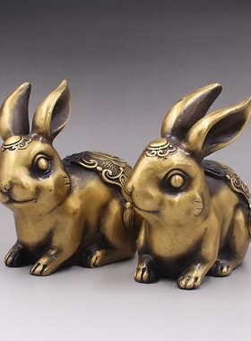 工艺仿古风黄铜摆件家居装饰