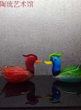 摆件结婚庆典礼物玻璃工艺品