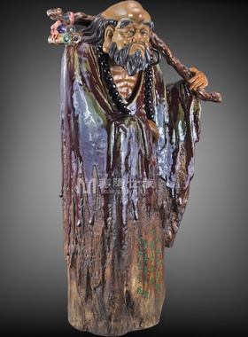 石湾陶瓷公仔大师级手工艺家居门