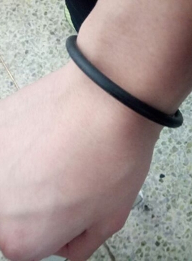 韩版潮流黑白简约硅胶手环情侣