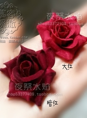 恶魔萝莉风浪漫玫瑰女仆蕾丝项链