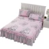 Có thể tùy chỉnh cotton bed váy đơn mảnh chống trượt giường cotton Hàn Quốc cover bed bed ren cover cover - Váy Petti