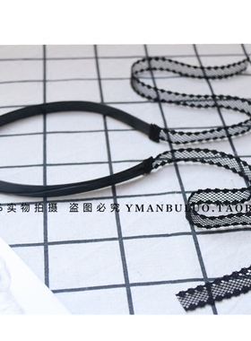 CHOKER无金属防过敏蕾丝双层项链