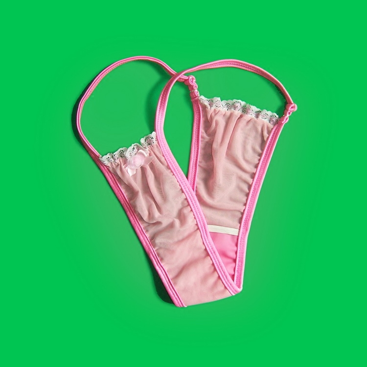 奥图店卫生带月经带WD005-1男女生理卫生T内裤内乳胶皮 买一送一 - 图1