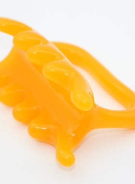加厚蜜蜡双推/按摩龟/双推/推拿按摩/颈椎脊椎按摩器/经络按摩狗