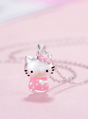 项链银饰凯蒂猫日韩甜美可爱