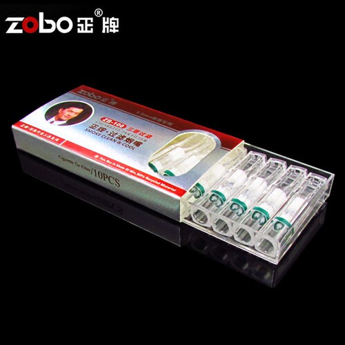 新品ZOBO正牌女士细烟烟嘴一次性抛弃型过滤嘴香菸三重健康过滤器 - 图2