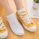 Vớ nữ lưới mùa hè mỏng phần cotton siêu mỏng khử mùi nông miệng vớ vớ trắng nam vớ cotton thấp để giúp thể thao - Vớ hàng tuần vớ nữ dễ thương Vớ hàng tuần
