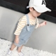 Baby bib boy jeans mùa hè quần áo trẻ em mới thời trang quần âu quần short bé quần quần trẻ em thủy triều - Quần quan dai cho be Quần