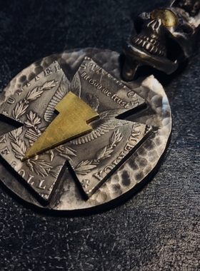 手工定做精品高山隆骷髅闪电摩根