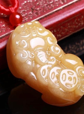 天然貔貅项链吊坠