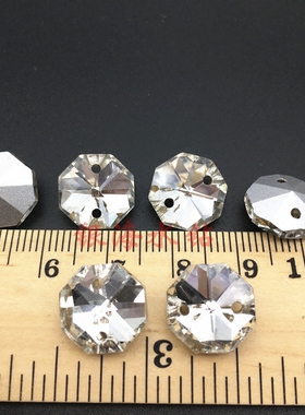 diy玻璃白色水晶婚纱鞋包手缝钻