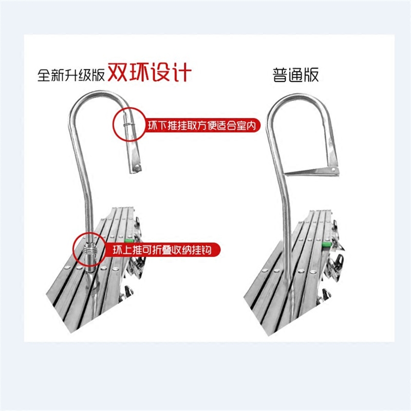 不锈钢晒衣夹嗮被单毛巾尿布夹可折叠35夹多夹晒衣袜子衣架包邮 - 图2